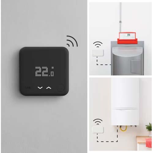 tado Slimme Thermostaat V3+ Zwart Uitbreiding