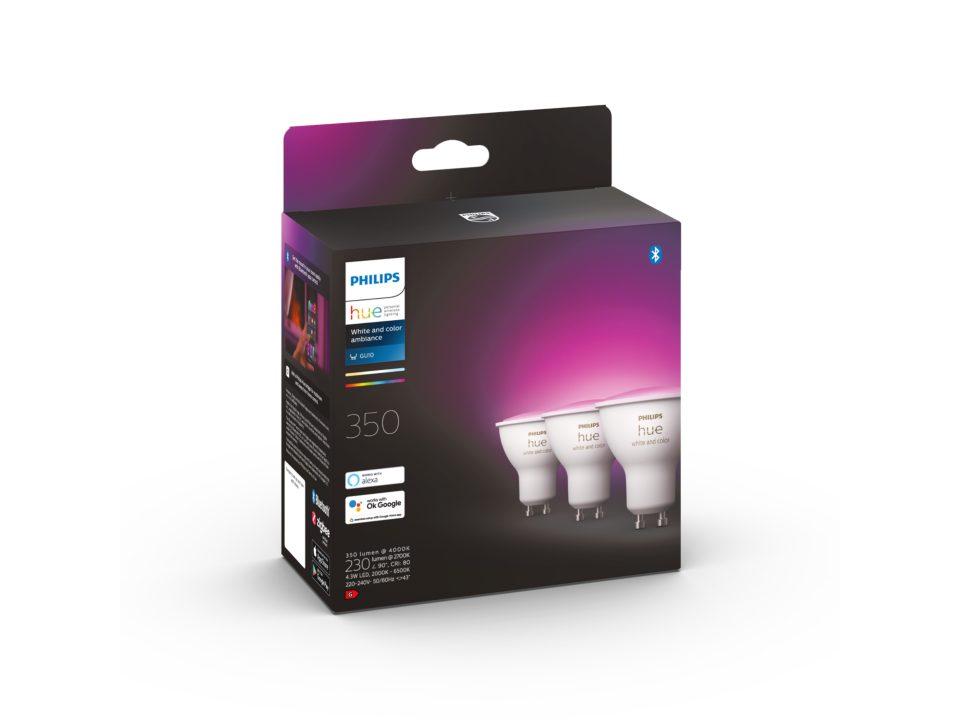 Philips Hue White Color Ambient GU10 3-Pack